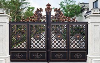 別墅庭院大門(mén)造型設(shè)計(jì)定制 443